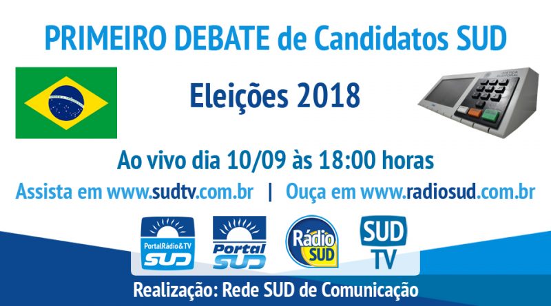 Rádio SUD promoverá o Primeiro Debate de Candidatos SUD