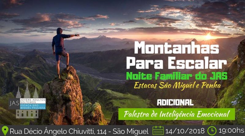 14/10/2018 - Noite Familiar "Montanhas Para Escalar" | JAS São Miguel e Penha