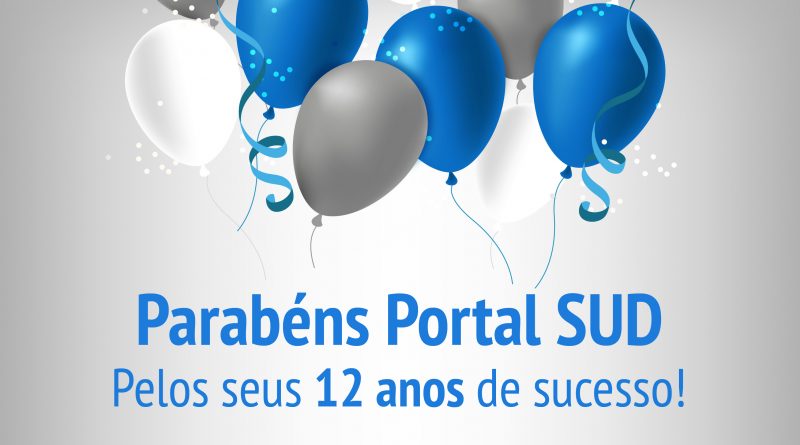 Portal SUD, centralizador da Rede SUD de Comunicação completa hoje, 01 de agosto de 2019, 12 anos de sua fundação.