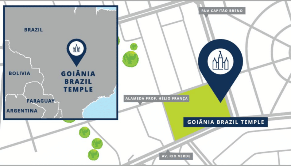 Templos de Goiânia e Campo Grande