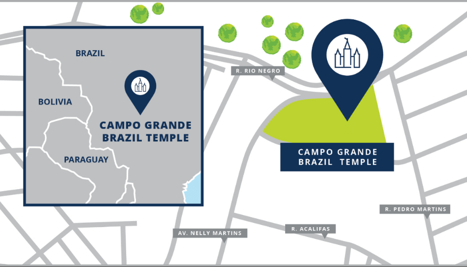 Templos de Goiânia e Campo Grande